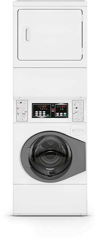 IPSO semi-commercial stacked washer-dryer